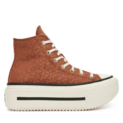 CONVERSE Chuck Taylor All Star Lift Double Stack Platform Deer A17883C Brown