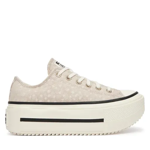 CONVERSE Chuck Taylor All Star Lift Double Stack Platform Deer A17884C Beige