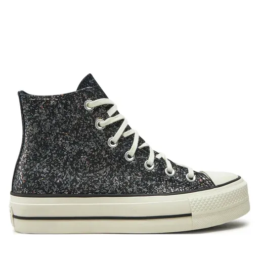 CONVERSE Chuck Taylor All Star Lift Platform Glitter A09551C 401 Black